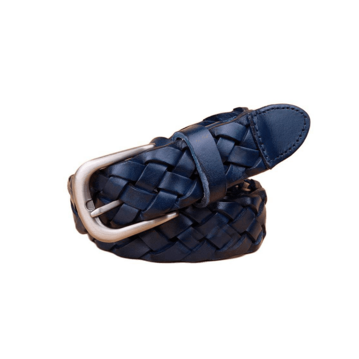 Masui Men's Braided Leather Belt
