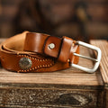 Men's Leather Western Belt