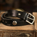 Men's Leather Western Belt