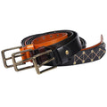 Jora Men's Textured Rivet Belt