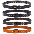 Jora Men's Textured Rivet Belt