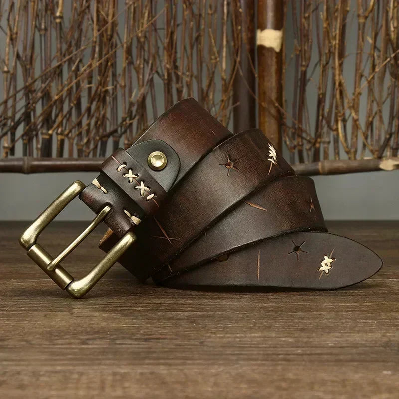 Everest Men's Leather Belt