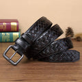 Anatol Men's Braided Leather Belt