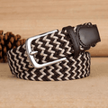 William Men's Elastic Braided Belt