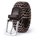 William Men's Elastic Braided Belt
