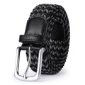 William Men's Elastic Braided Belt