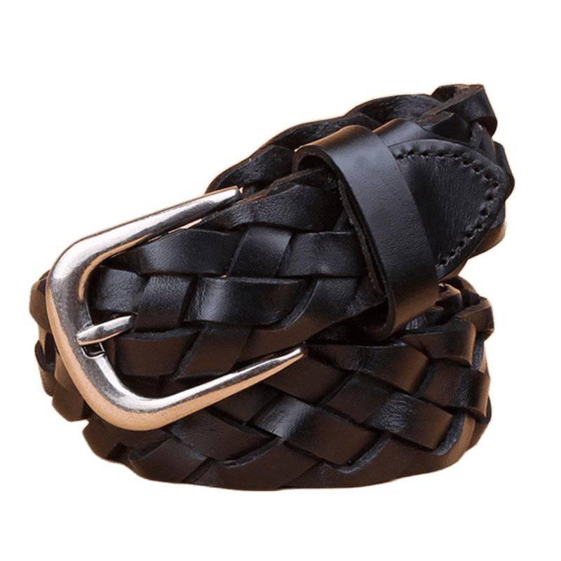 Masui Men's Braided Leather Belt