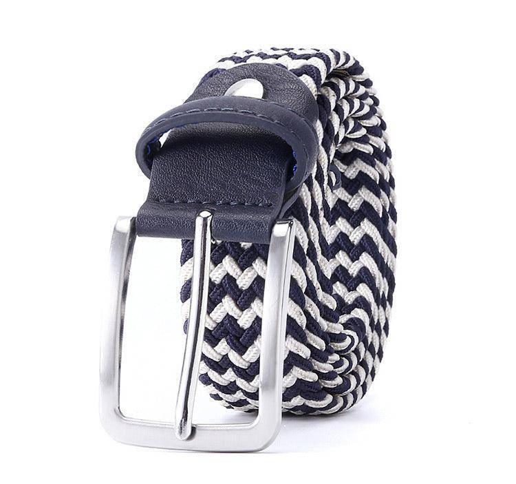 Zviadi Men's Elastic Braided Belt