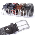 Zviadi Men's Elastic Braided Belt