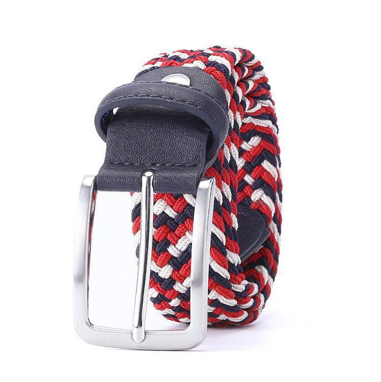 Zviadi Men's Elastic Braided Belt